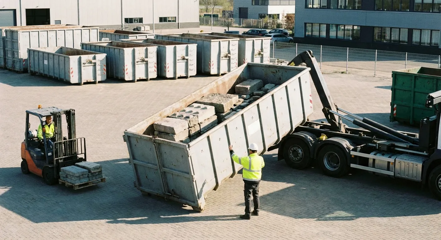 Heavy duty concrete dumpster specifications in Colorado Springs, CO