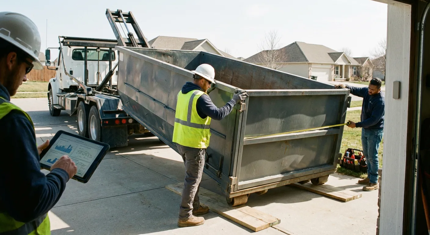 Roll-off dumpster dimensions and capacity guide in Colorado Springs, CO