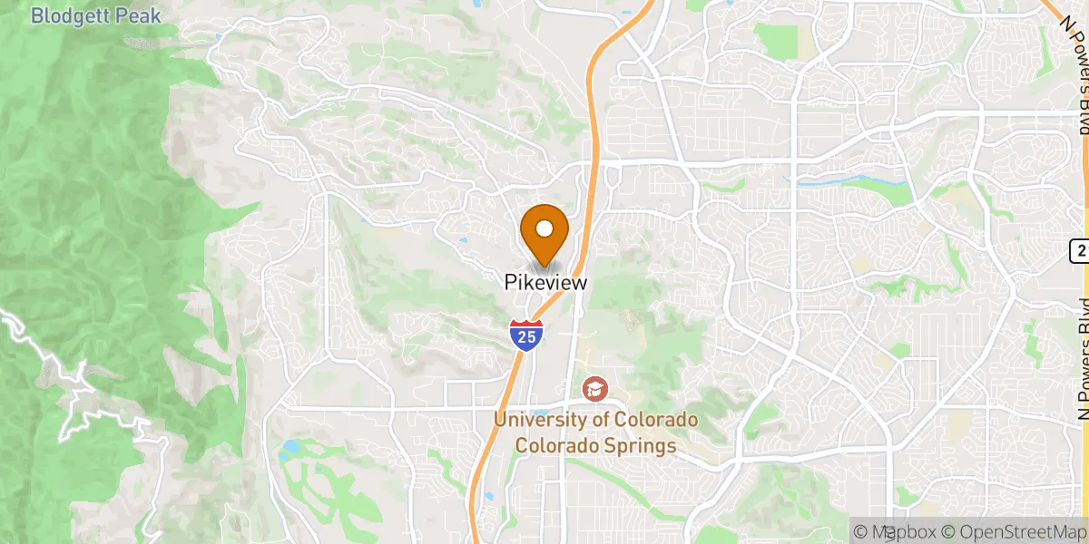 neighborhood map neighborhood map in Colorado Springs, CO