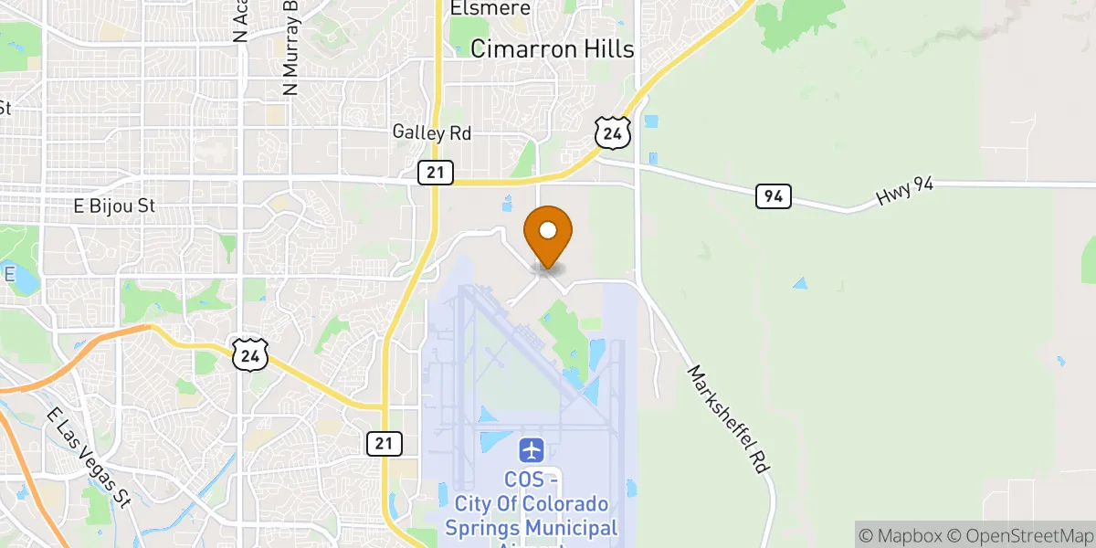 neighborhood map neighborhood map in Colorado Springs, CO