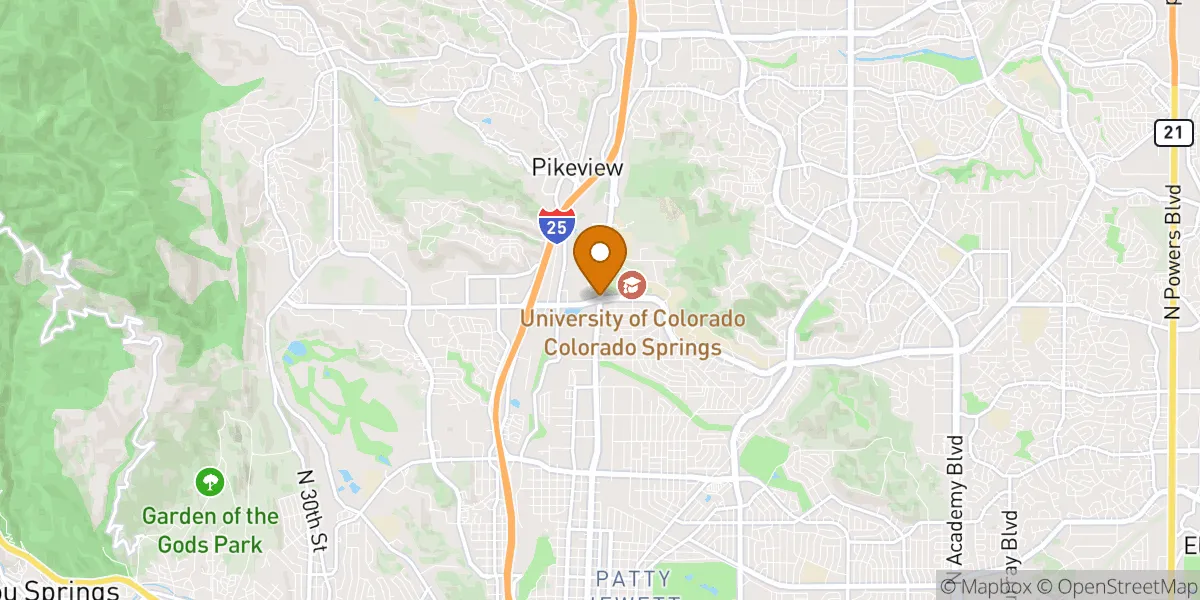 neighborhood map neighborhood map in Colorado Springs, CO